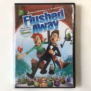 Flushed Away DVD Movie 2007 Dreamworks Animated Rated PG Works Great!